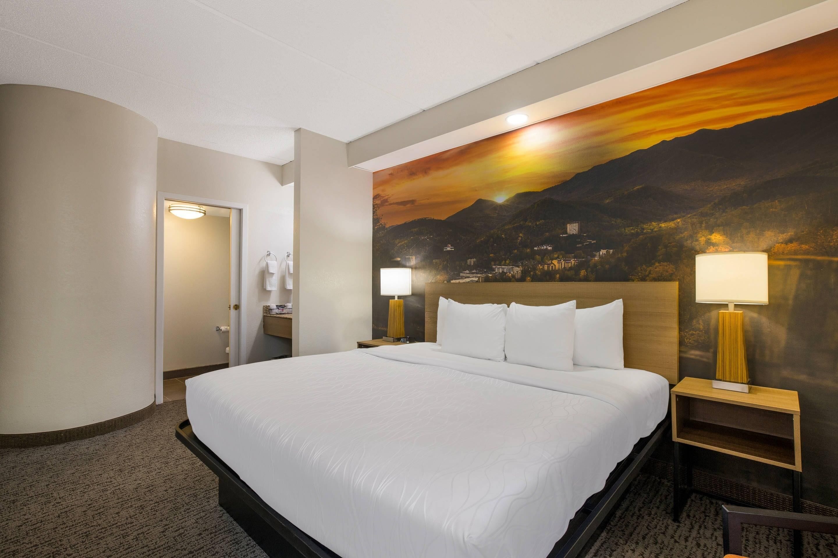 Chambre Standard, 1 très grand lit, non-fumeur | Literie de qualité, bureau, rideaux d’obscurcissement