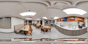 Free daily self-service breakfast