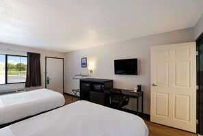 Standard Room, 2 Queen Beds, Non Smoking | Free WiFi, bed sheets