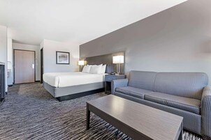 In-room safe, desk, laptop workspace, iron/ironing board