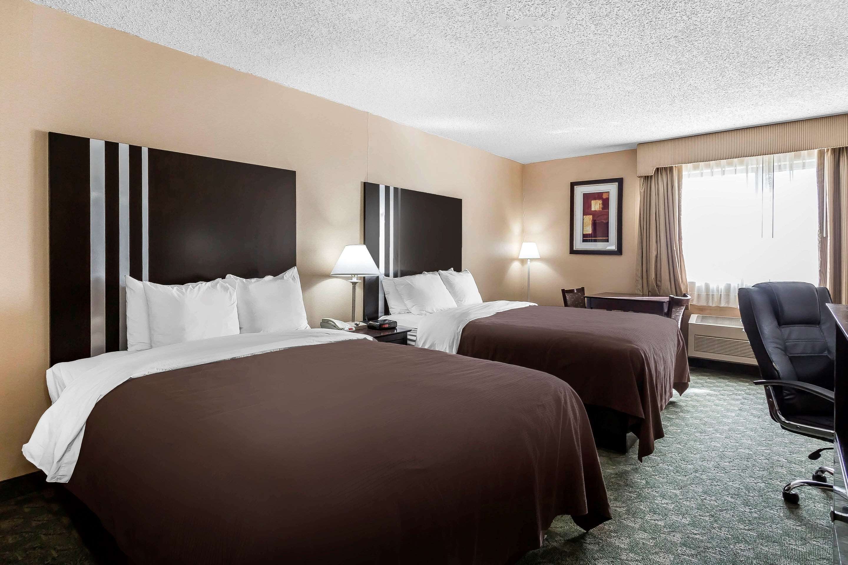 standard room, 2 queen beds, non smoking | desk, iron/ironing board, rollaway beds, free wifi