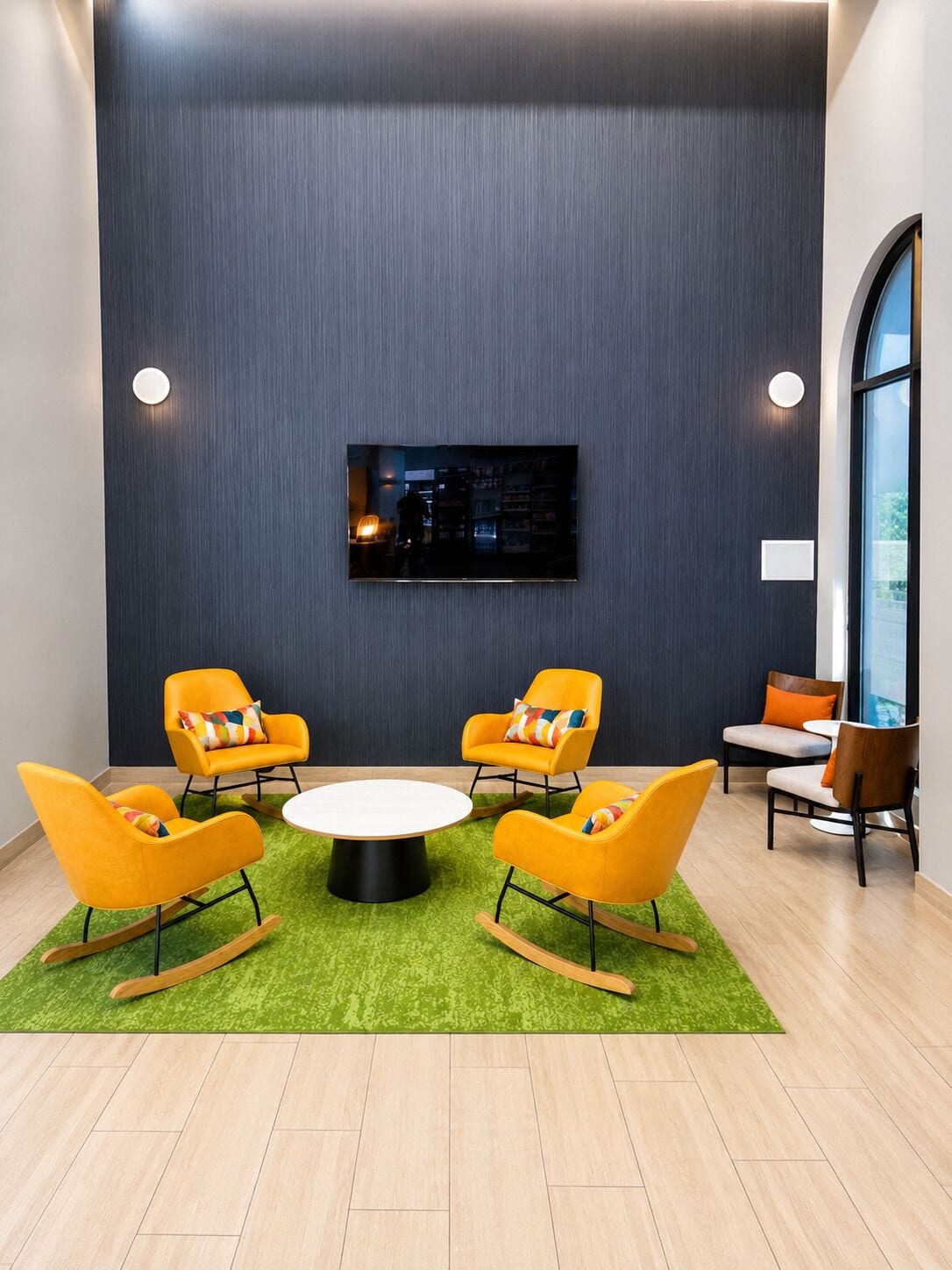 Lobby sitting area