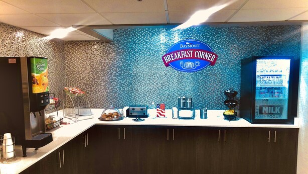 Kontinental frokost er inkludert