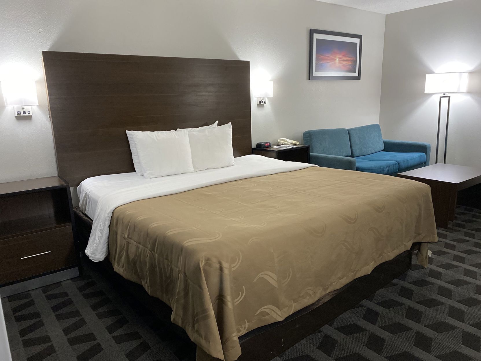 In-room safe, blackout drapes, soundproofing, iron/ironing board