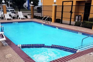 Seasonal outdoor pool