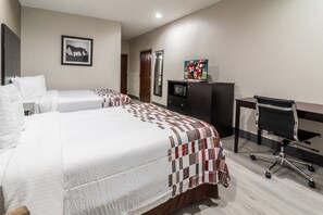 Premium bedding, desk, iron/ironing board, cribs/infant beds