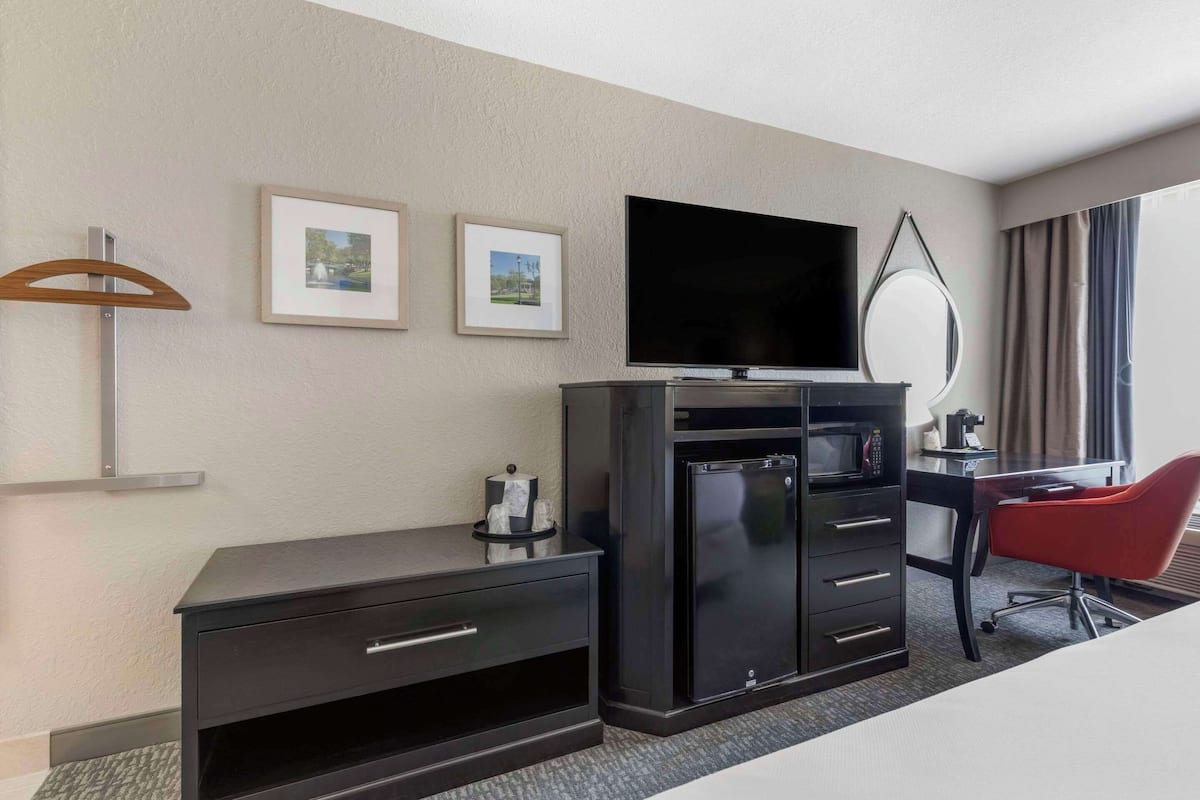 Room, 1 King Bed, Accessible, Non Smoking | In-room safe, desk, laptop workspace, blackout drapes