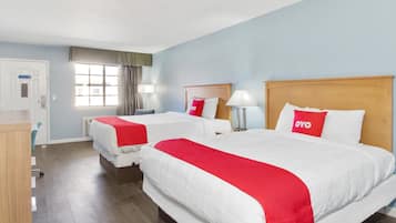 Room, 2 Queen Beds | Desk, iron/ironing board, free WiFi, bed sheets