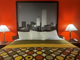 Caja de seguridad en la habitación y escritorio