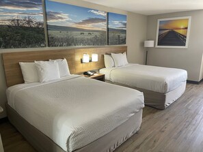 Room, 2 Queen Beds, Non Smoking | Desk, laptop workspace, iron/ironing board, free WiFi - Days Inn by Wyndham Dallas Plano (Plano)