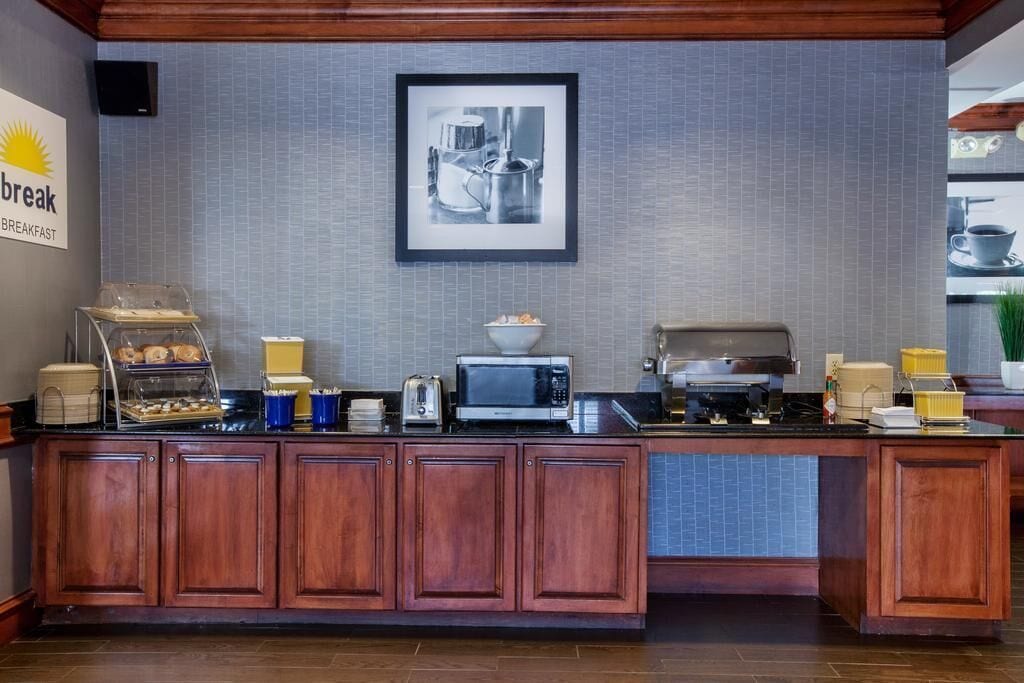 Free daily on-the-go breakfast 