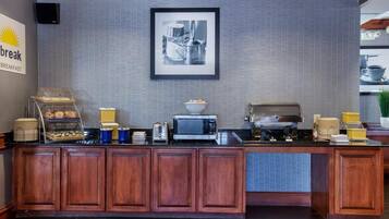 Free daily on-the-go breakfast