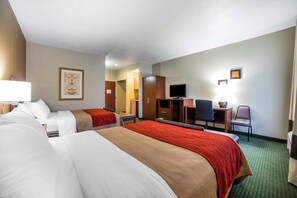 Iron/ironing board, free cots/infant beds, free WiFi, bed sheets
