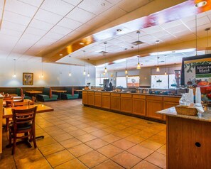 Free daily buffet breakfast