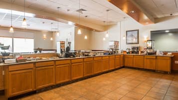 Free daily buffet breakfast