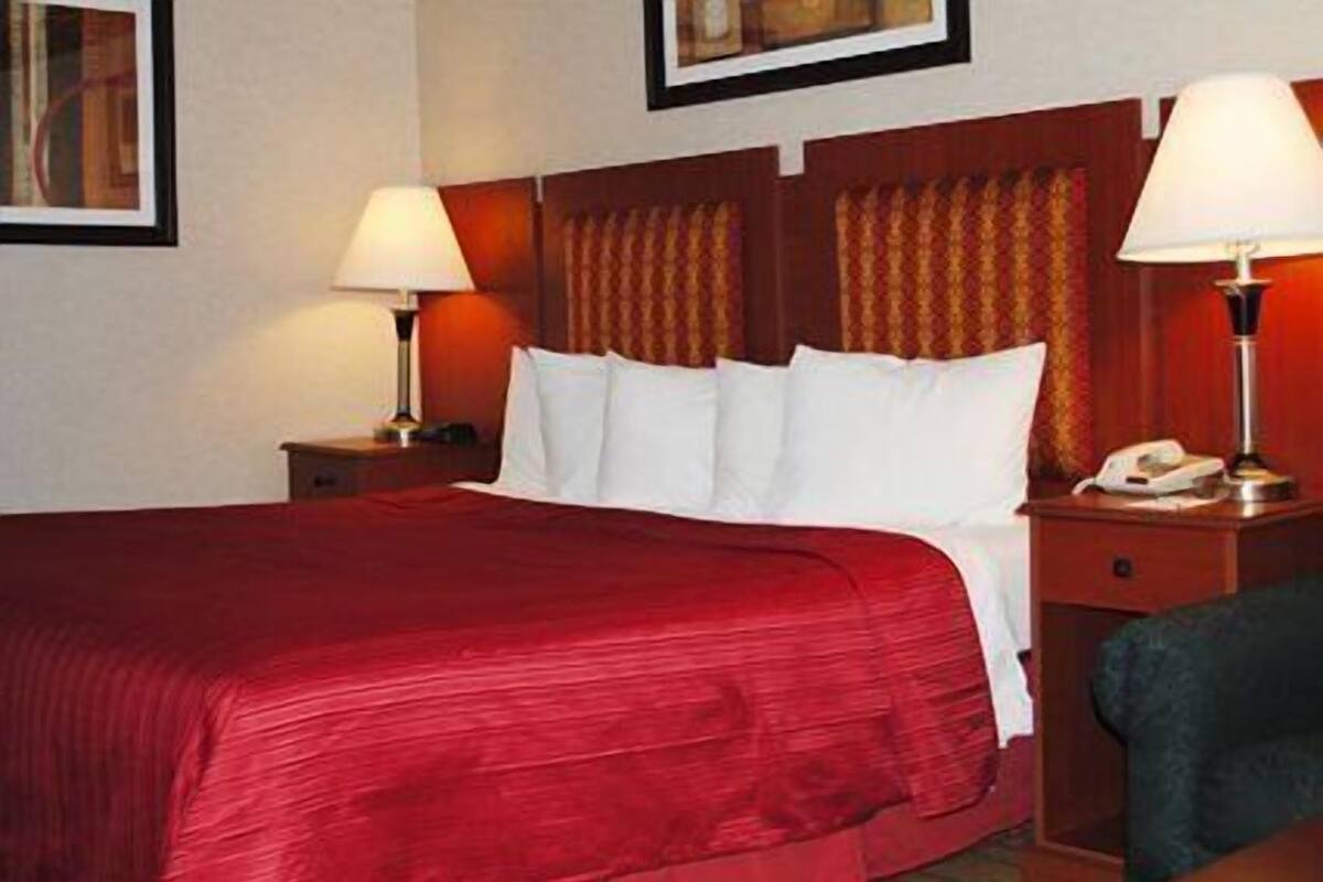 Standard Room, 1 King Bed, Non Smoking | Desk, blackout drapes, iron/ironing board, cribs (free)