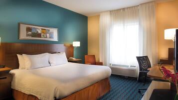 Premium bedding, pillow-top beds, in-room safe, desk