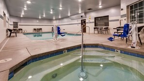 Indoor spa tub