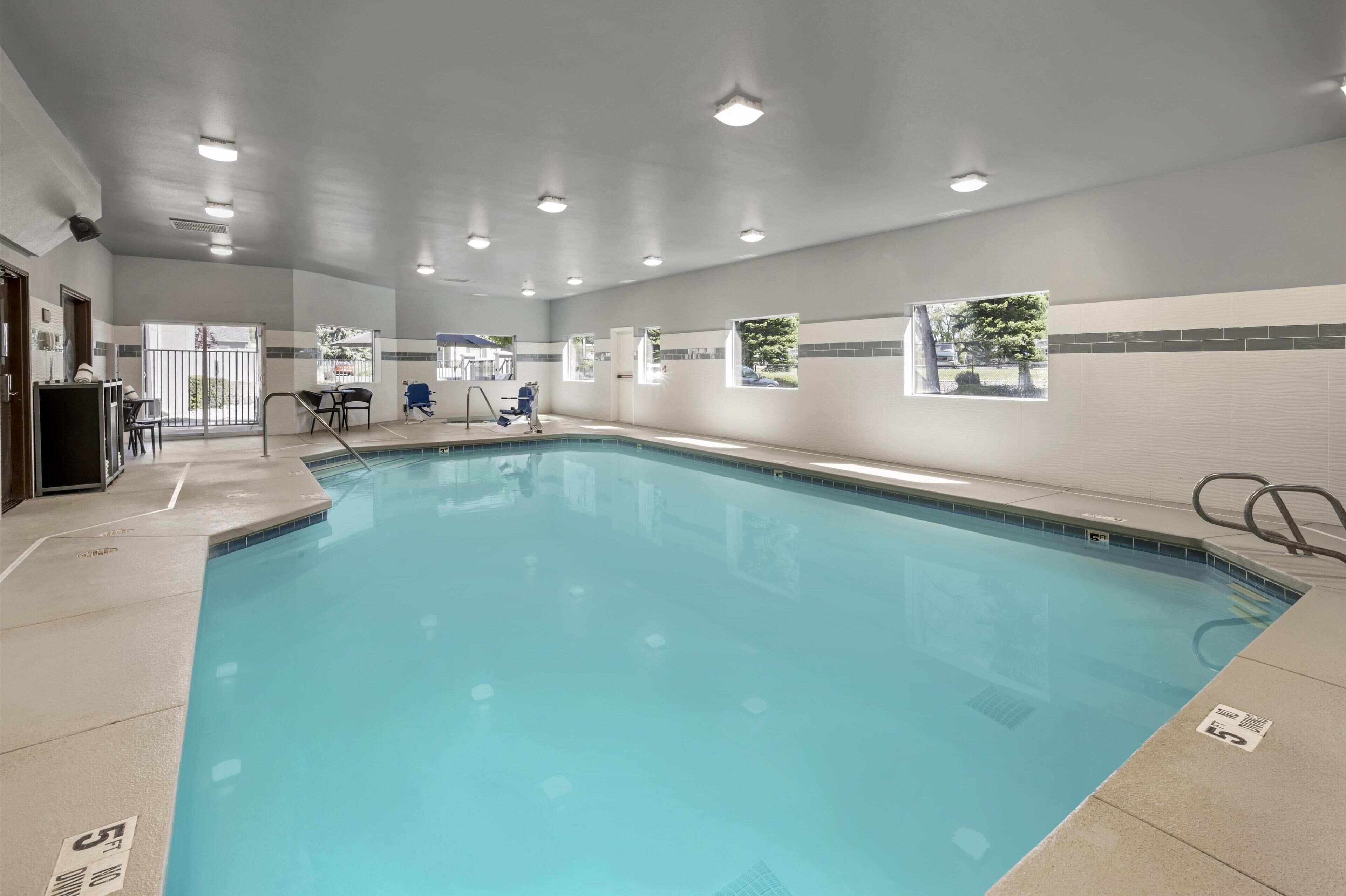 Una piscina techada