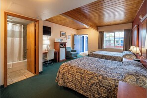 Room, 2 Queen Beds, Non Smoking | Desk, iron/ironing board, free WiFi, bed sheets - Travelers Inn by OYO Longview Kelso (Longview)