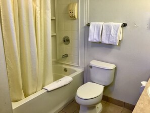 Free toiletries, hair dryer, towels, soap