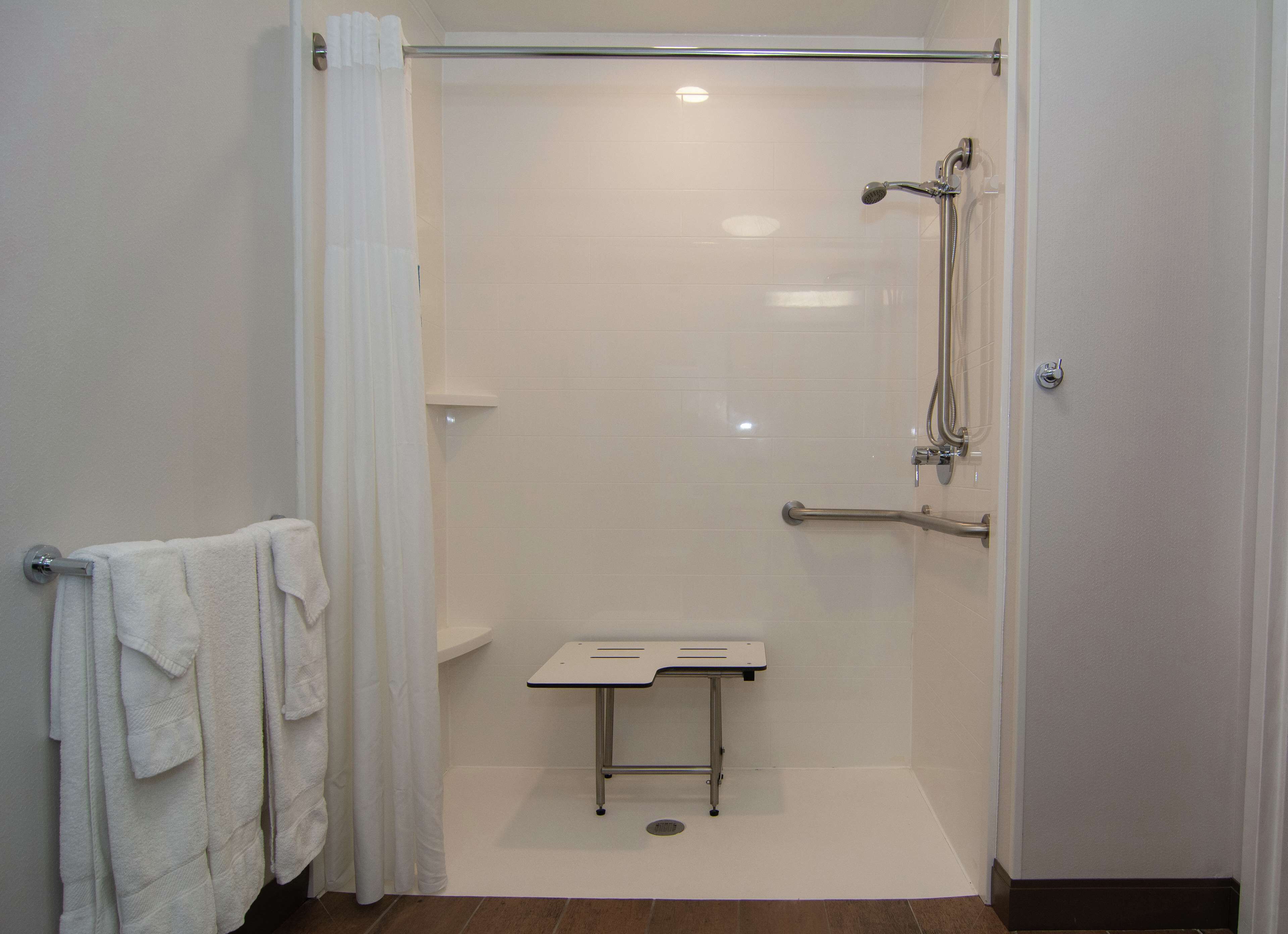 room, 1 king bed, accessible, non smoking | bathroom | free toiletries, hair dryer, towels