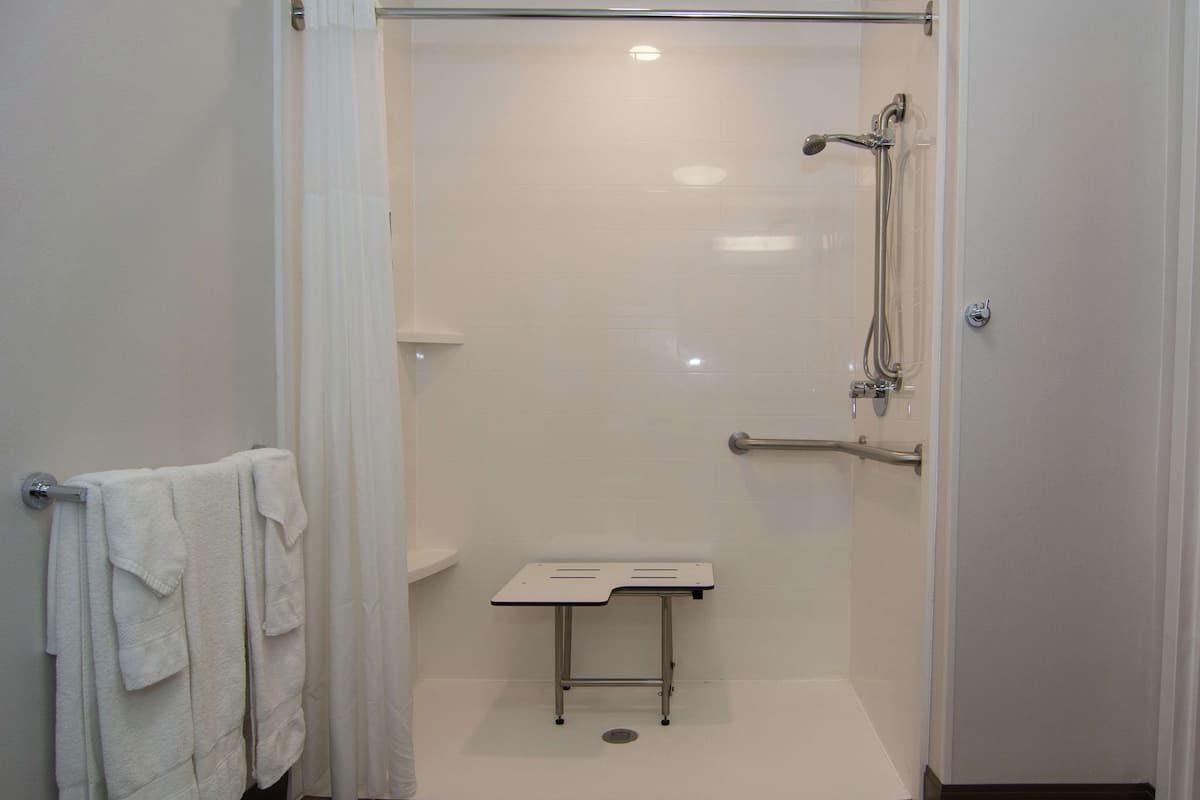 room, 1 king bed, accessible, non smoking | bathroom | free toiletries, hair dryer, towels