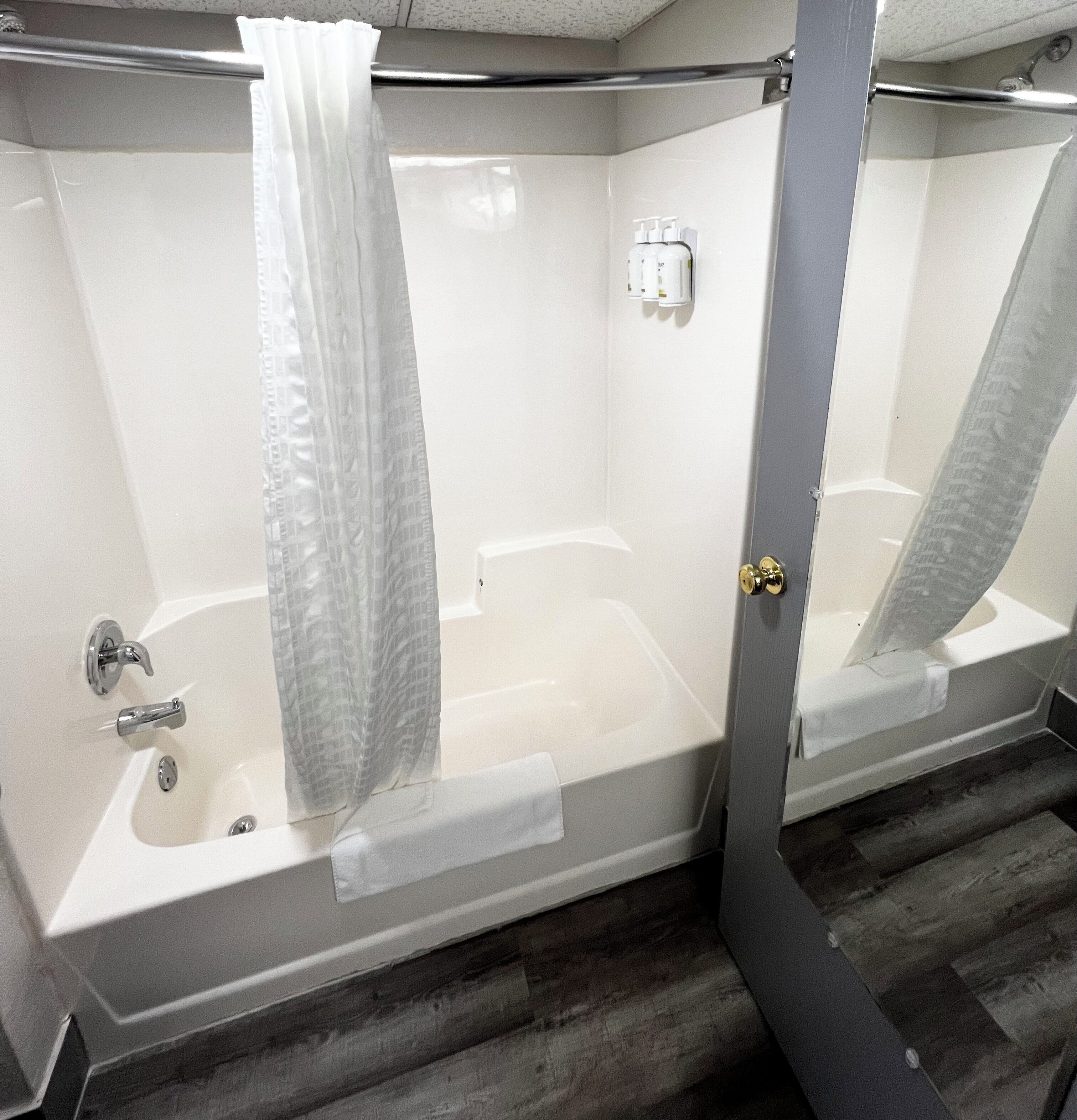 Free toiletries, hair dryer, towels, soap