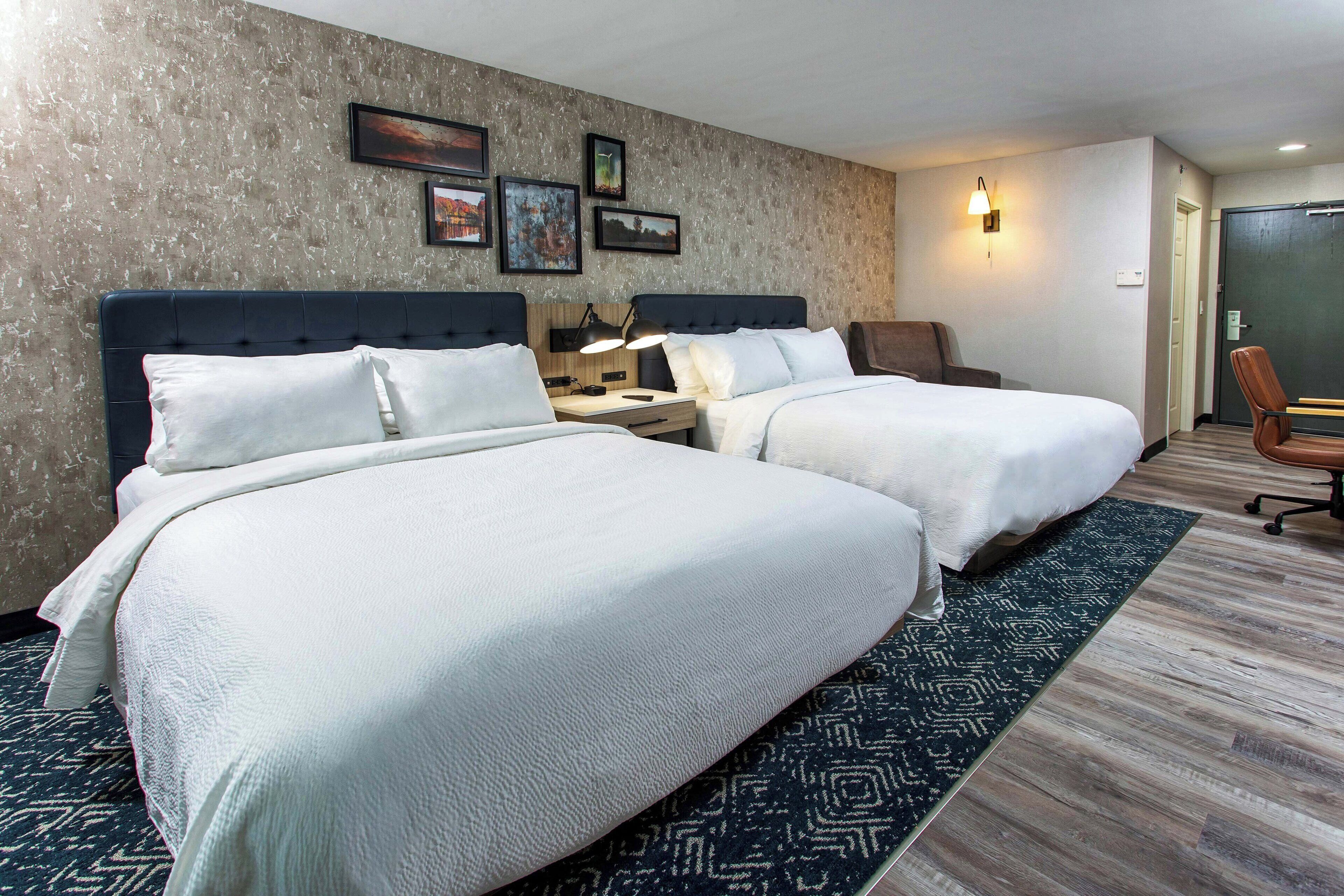 traditional room, 2 queen beds | down duvets, individually furnished, desk, iron/ironing board