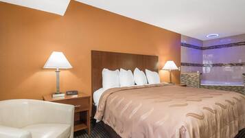 In-room safe, desk, iron/ironing board, free cribs/infant beds