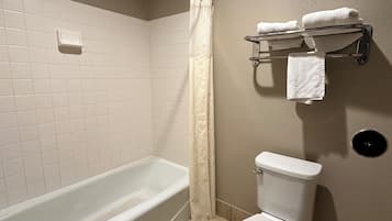 Free toiletries, hair dryer, towels, soap