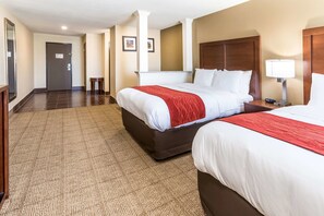In-room safe, desk, laptop workspace, blackout drapes
