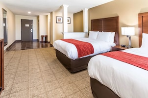 In-room safe, desk, laptop workspace, blackout drapes