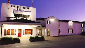 Front of property - evening/night