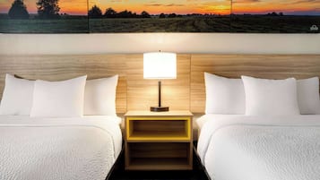 Escritorio, tabla de planchar con plancha, camas extra y wifi gratis