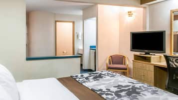 Desk, iron/ironing board, free WiFi, bed sheets