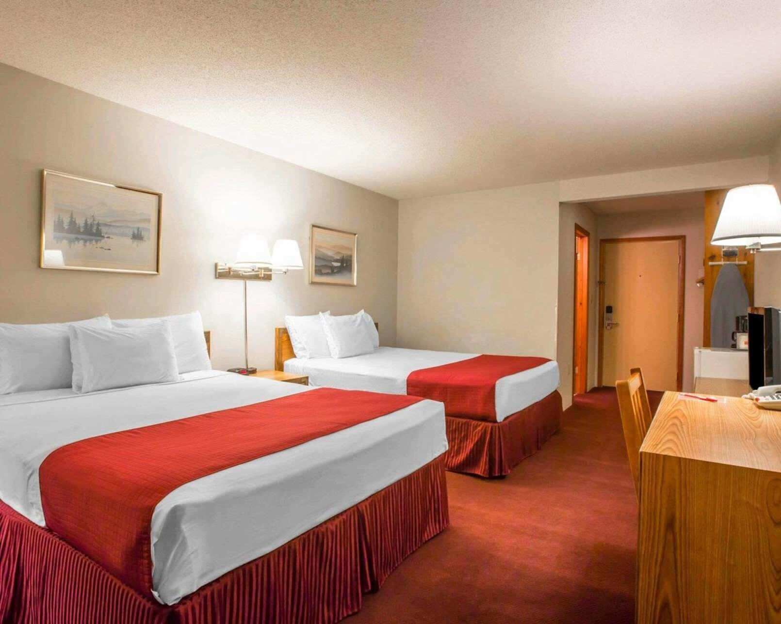 In-room safe, desk, blackout curtains, iron/ironing board