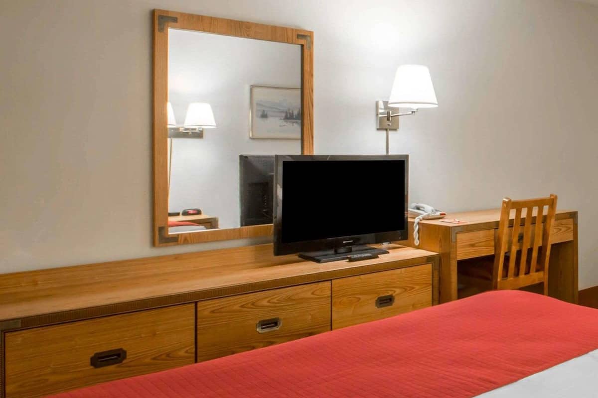 In-room safe, desk, blackout curtains, iron/ironing board
