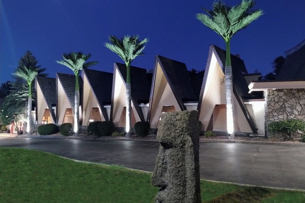 Front of property - evening/night