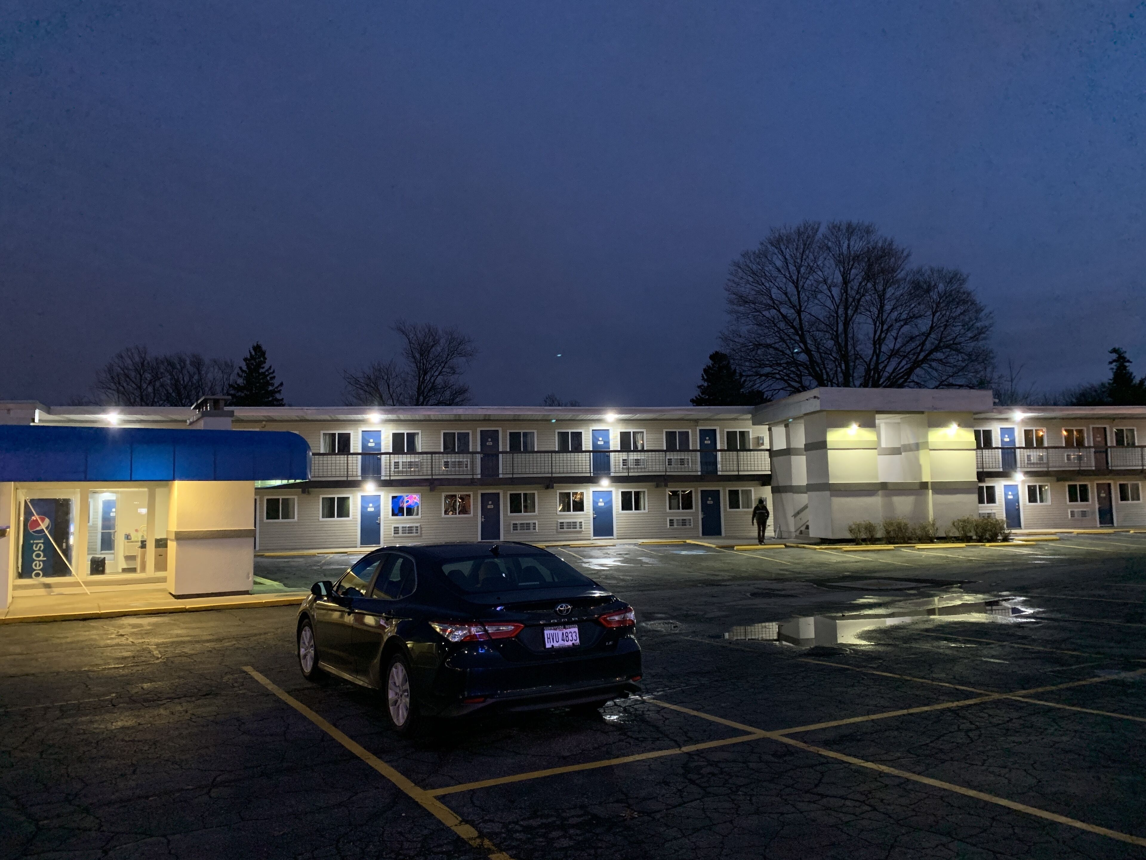 Front of property - evening/night