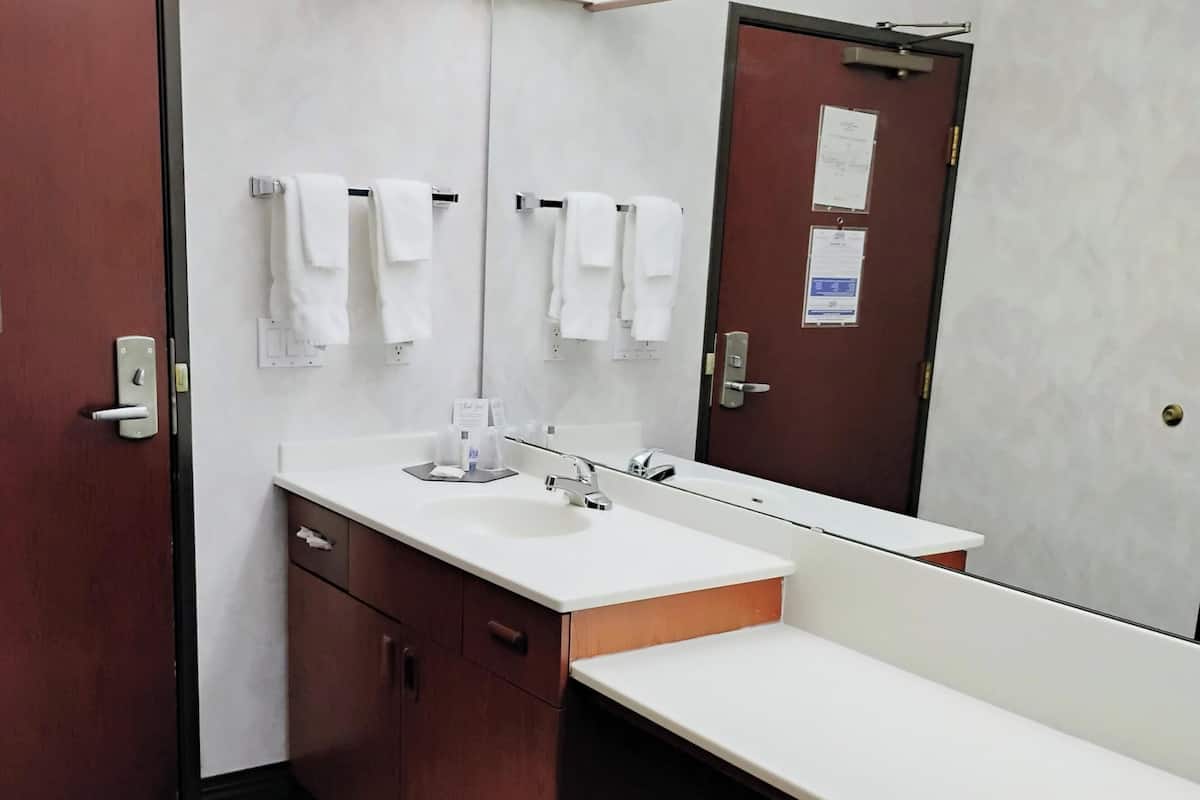 Tina con regadera y secadora de cabello