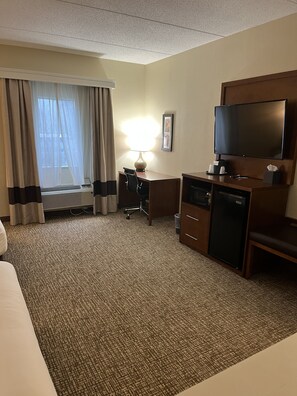 Suite, 2 Queen Beds, Non Smoking | Desk, blackout curtains, iron/ironing board, free WiFi