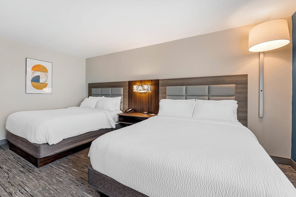 Premium bedding, memory foam beds, in-room safe, desk
