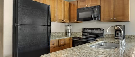 Microwave, coffee/tea maker