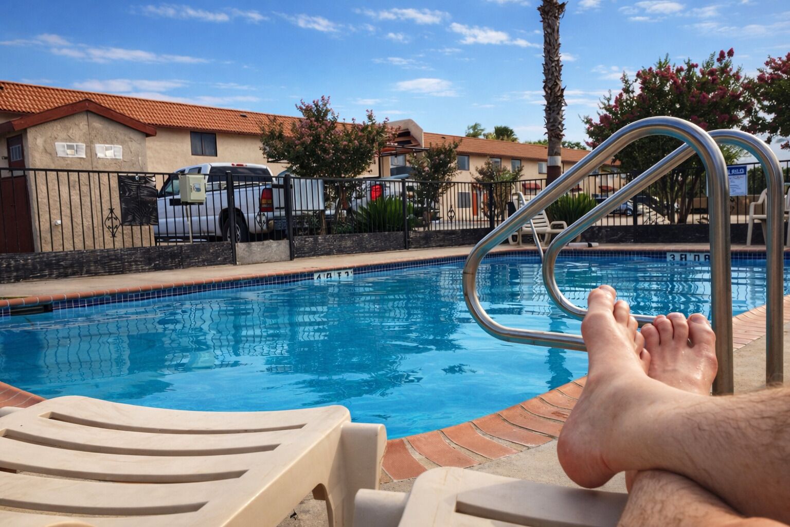 Seasonal outdoor pool