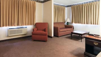 Desk, free WiFi, bed sheets, alarm clocks