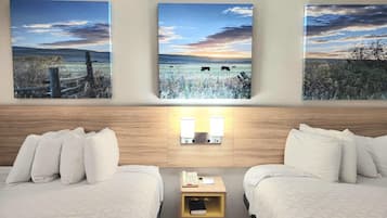Executive Suite, 2 Bedrooms, Non Smoking (2 King Beds) | Desk, soundproofing, iron/ironing board, free WiFi