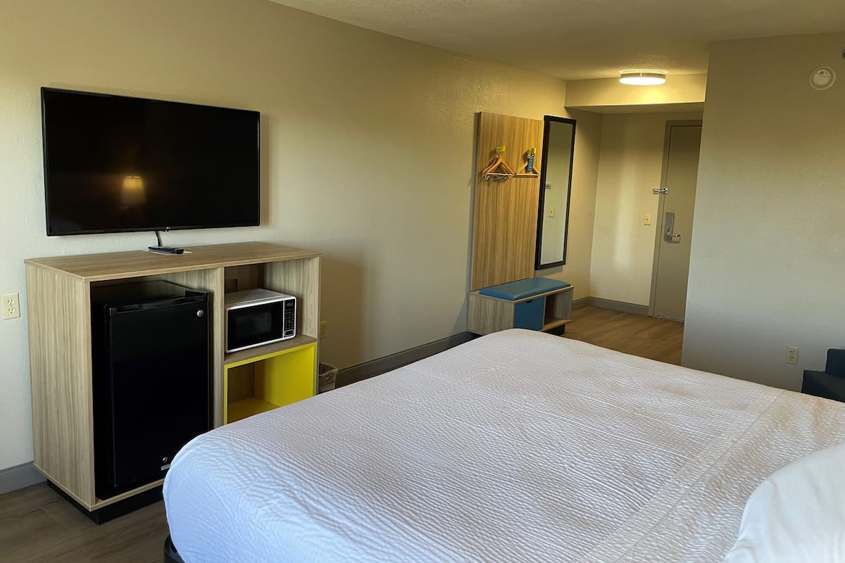 Työpöytä, pimennysverhot, ilmaiset vauvansängyt, ilmainen Wi-Fi