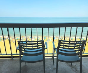 Blick vom Balkon