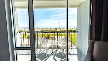 Standard Double Room, 2 Double Beds, Non Smoking, Patio | In-room safe, desk, laptop workspace, iron/ironing board